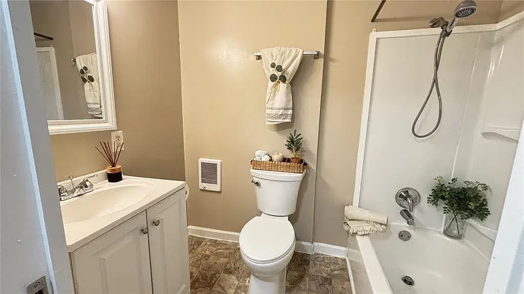 Second room after Archer Spaces staging — styled and ready for listing photos